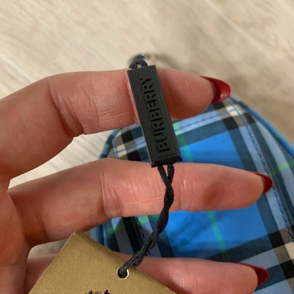 Burberry London England Mini Backpack Keycharm Vintage Check Flawed - Picture 8 of 16